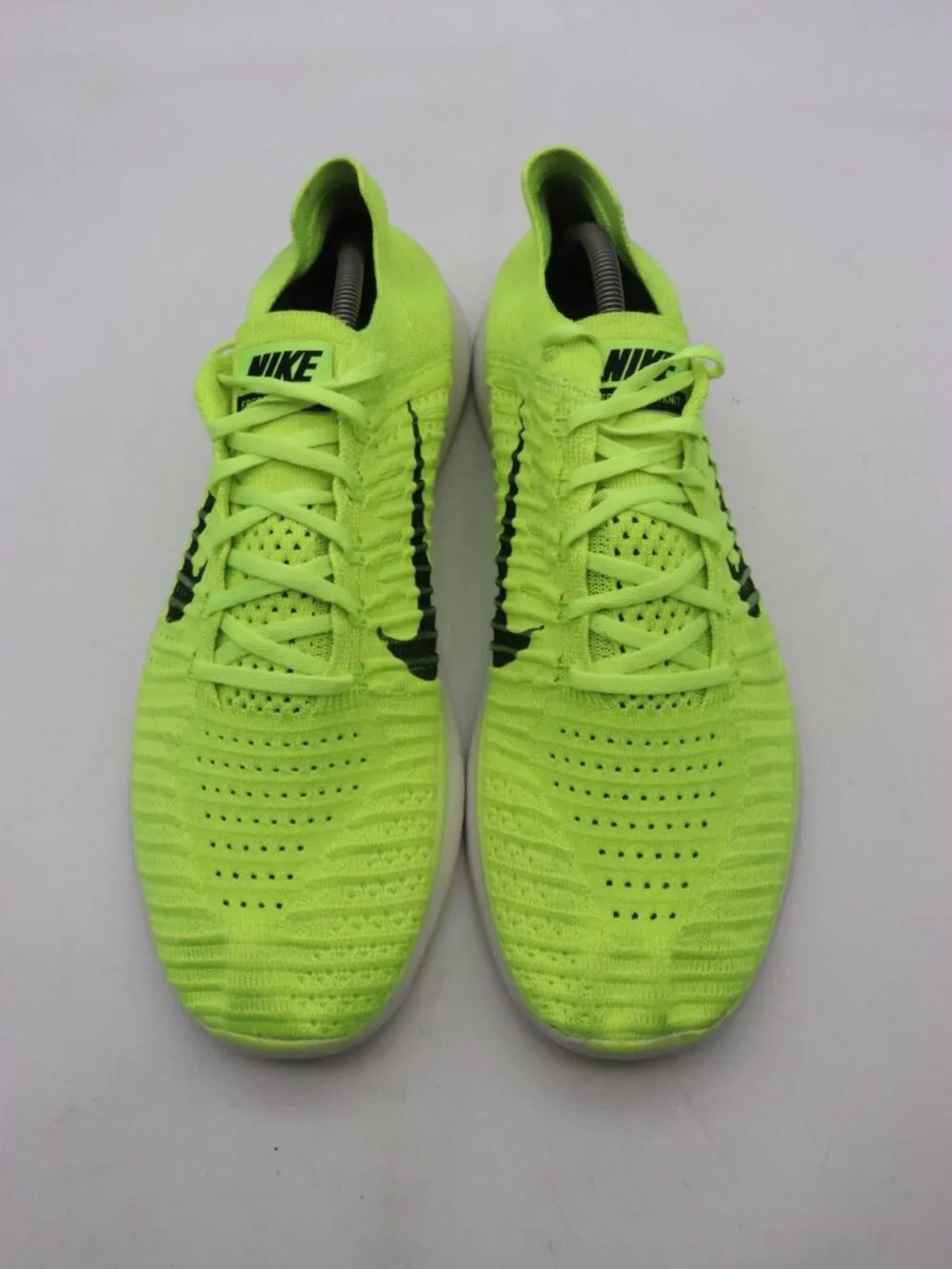 Nike Free RN Flyknit Men's 13 'Medal Stand' Olympics Neon Green Volt 842545-700